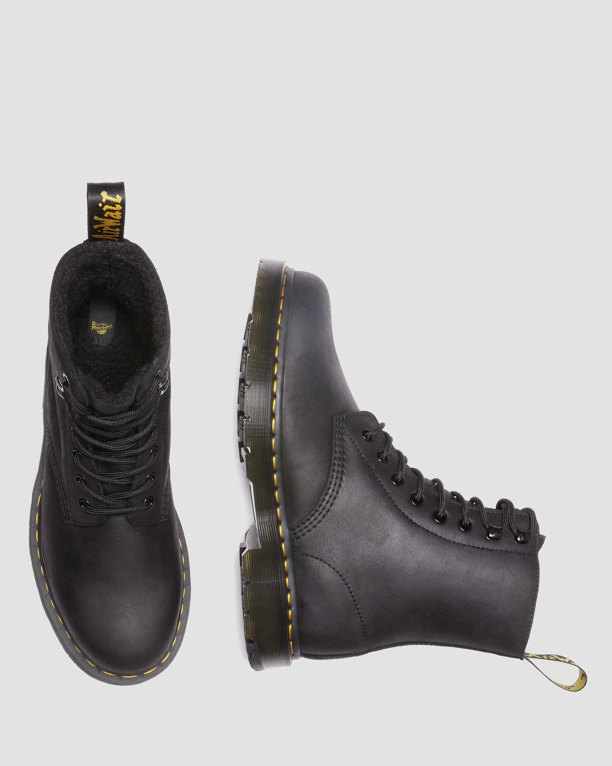 Botas 1460 Pascal de piel con forro 